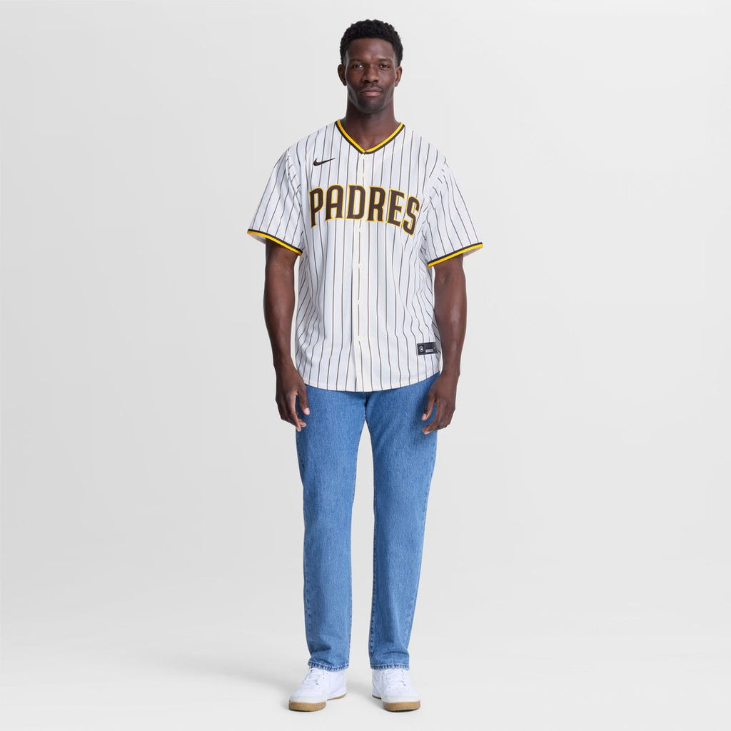 Men's San Diego Padres Jackson Merrill White Home Replica MLB Baseball Jersey - view 2