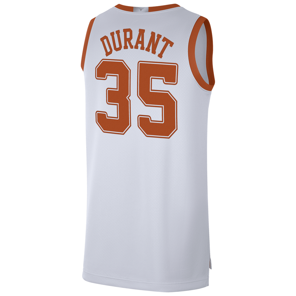 Men's NCAA Texas Longhorns College Basketball NBA Basketball Jersey - Kevin Durant - view 4