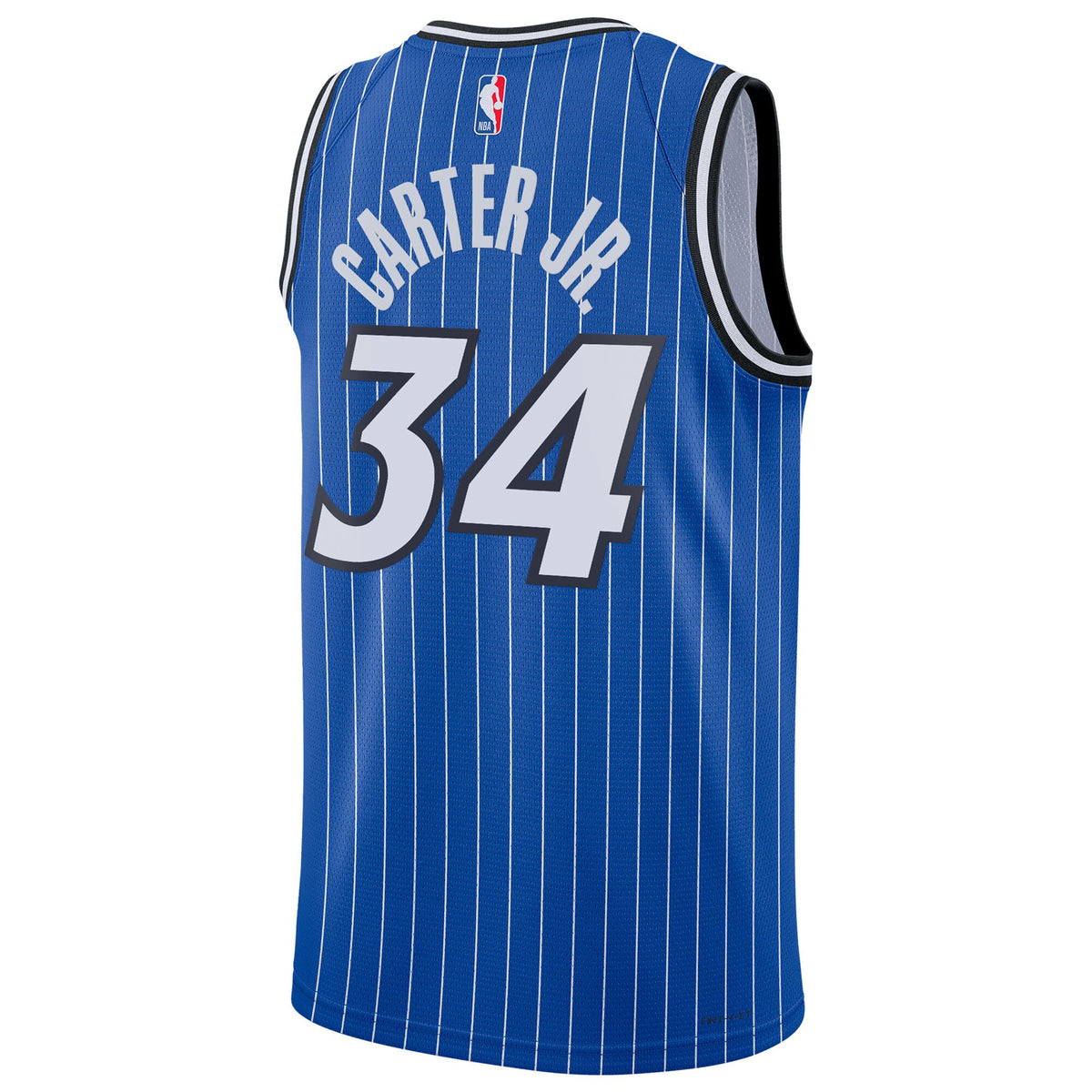 Unisex Wendell Carter Jr. Orlando Magic Replica Icon Edition Swingman NBA Basketball Jersey - Blue - view 4