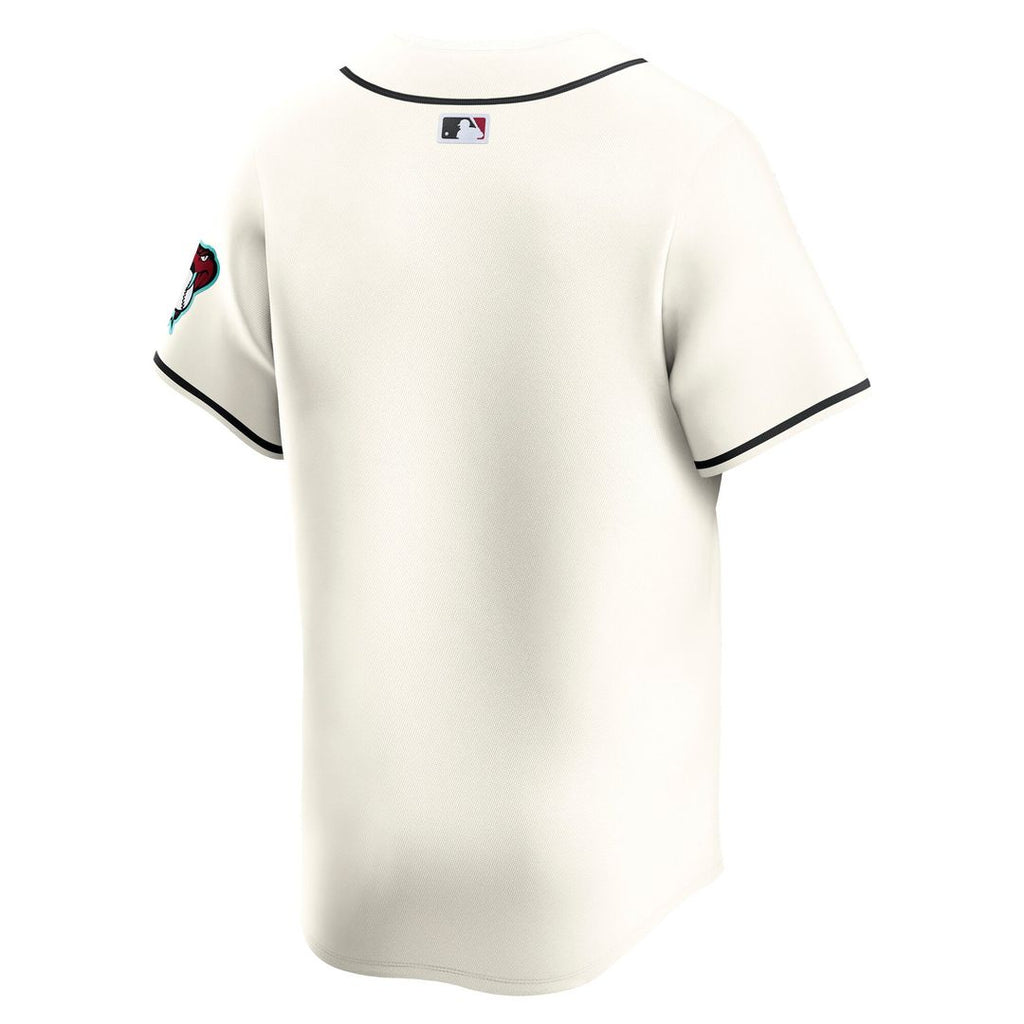 Men's Arizona Diamondbacks Cream Home Limited MLB Baseball Jersey - view 3