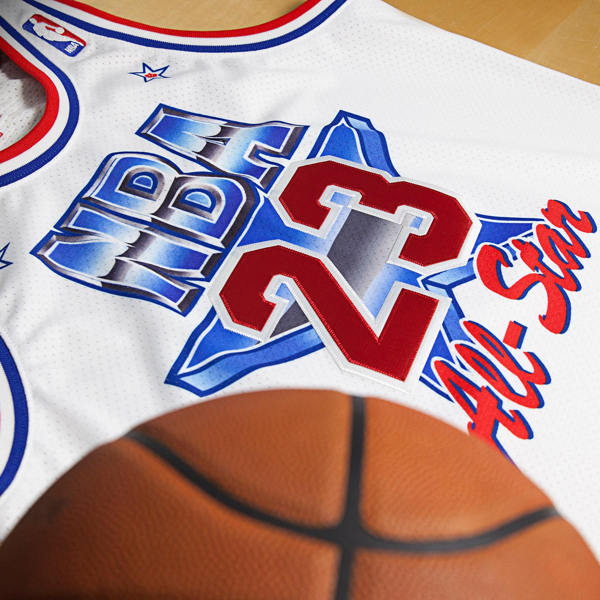 Men's NBA All-Star East Michael Jordan 1991 Jersey - White - view 3