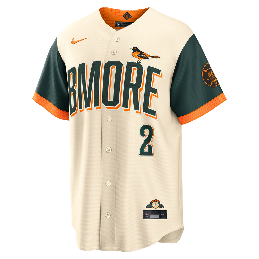 Men's Baltimore Orioles Gunnar Henderson Cream 2026 City Connect Stadium MLB Baseball Jersey - view 2