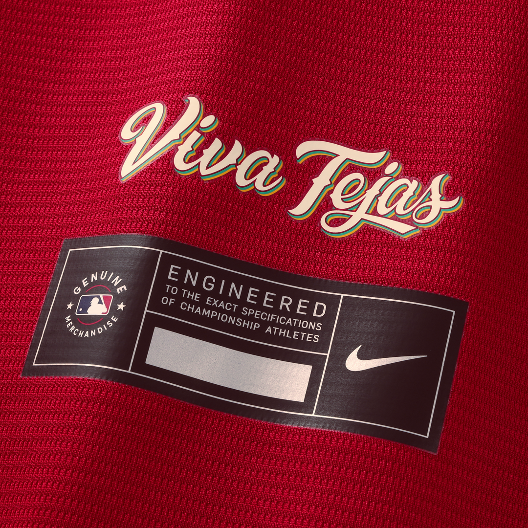 Men's Texas Rangers Red 2026 City Connect Stadium MLB Baseball Jersey - view 12
