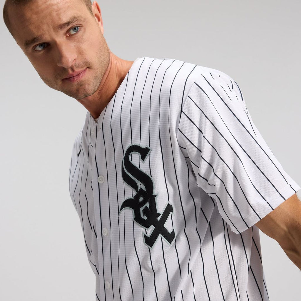 Men's Chicago White Sox White Home Replica MLB Baseball Jersey - view 18