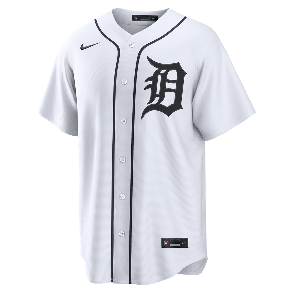 Men's Detroit Tigers Tarik Skubal White Home Replica MLB Baseball Jersey - view 2