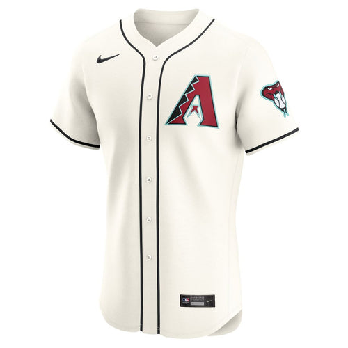 Men's Arizona Diamondbacks Cream Elite MLB Baseball Jersey - view 2