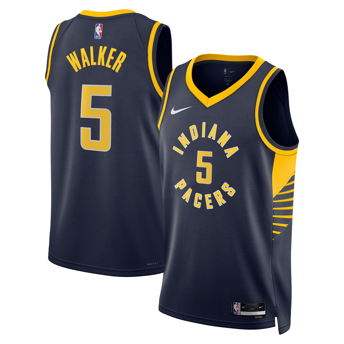 Unisex Jarace Walker Indiana Pacers Icon Edition Swingman NBA Basketball Jersey - Navy - view 1