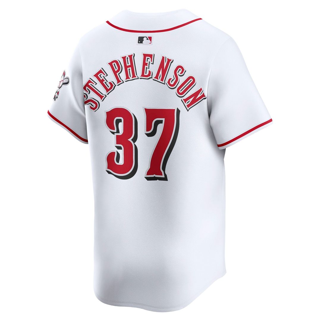 Men's Cincinnati Reds Tyler Stephenson White Home Limited MLB Baseball Jersey - view 3