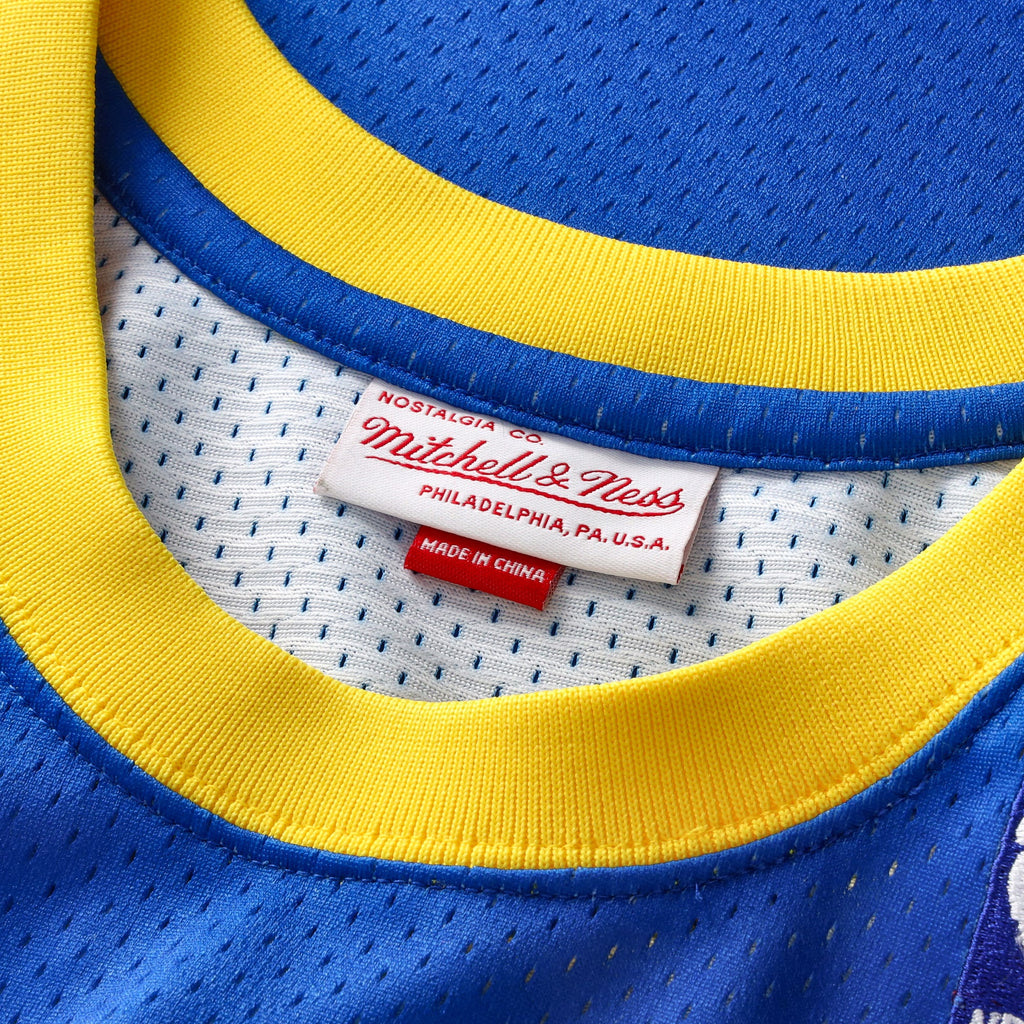 Men's Denver Nuggets Dikembe Mutombo NBA Basketball Jersey - Royal Blue - view 4