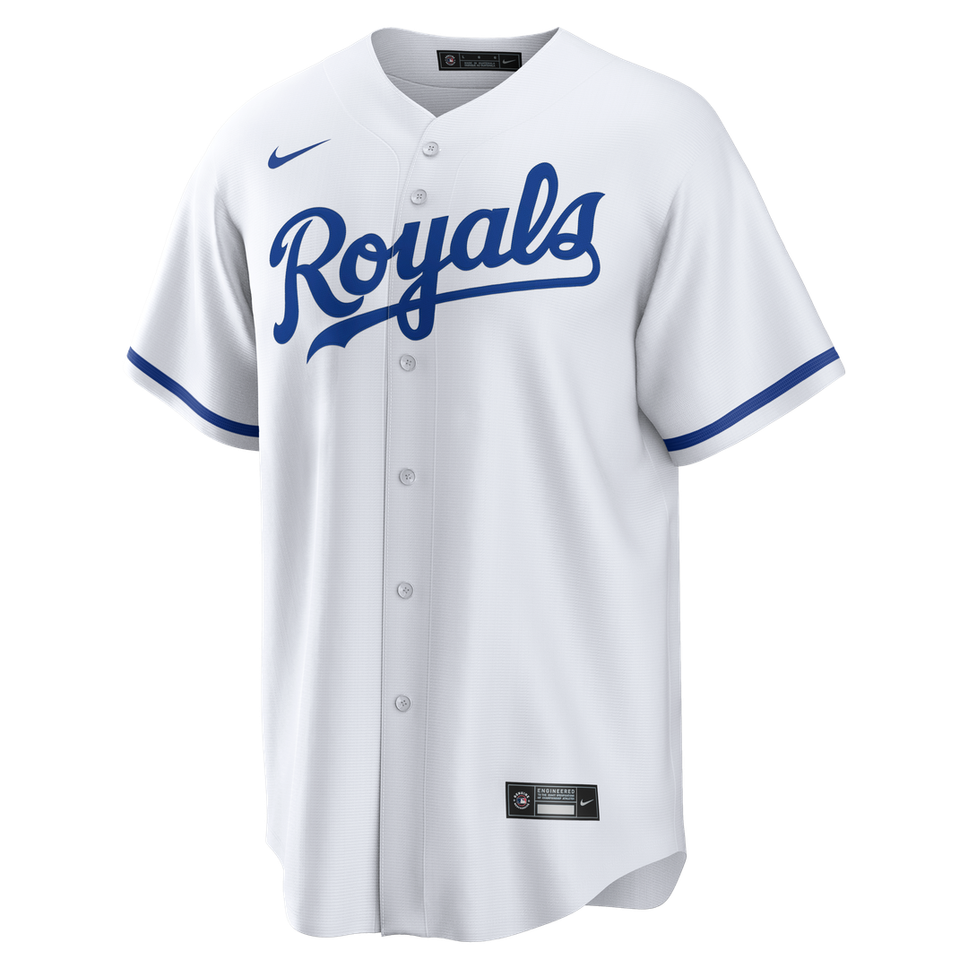 Men's Kansas City Royals White Home Big & Tall Replica MLB Baseball Jersey - view 2