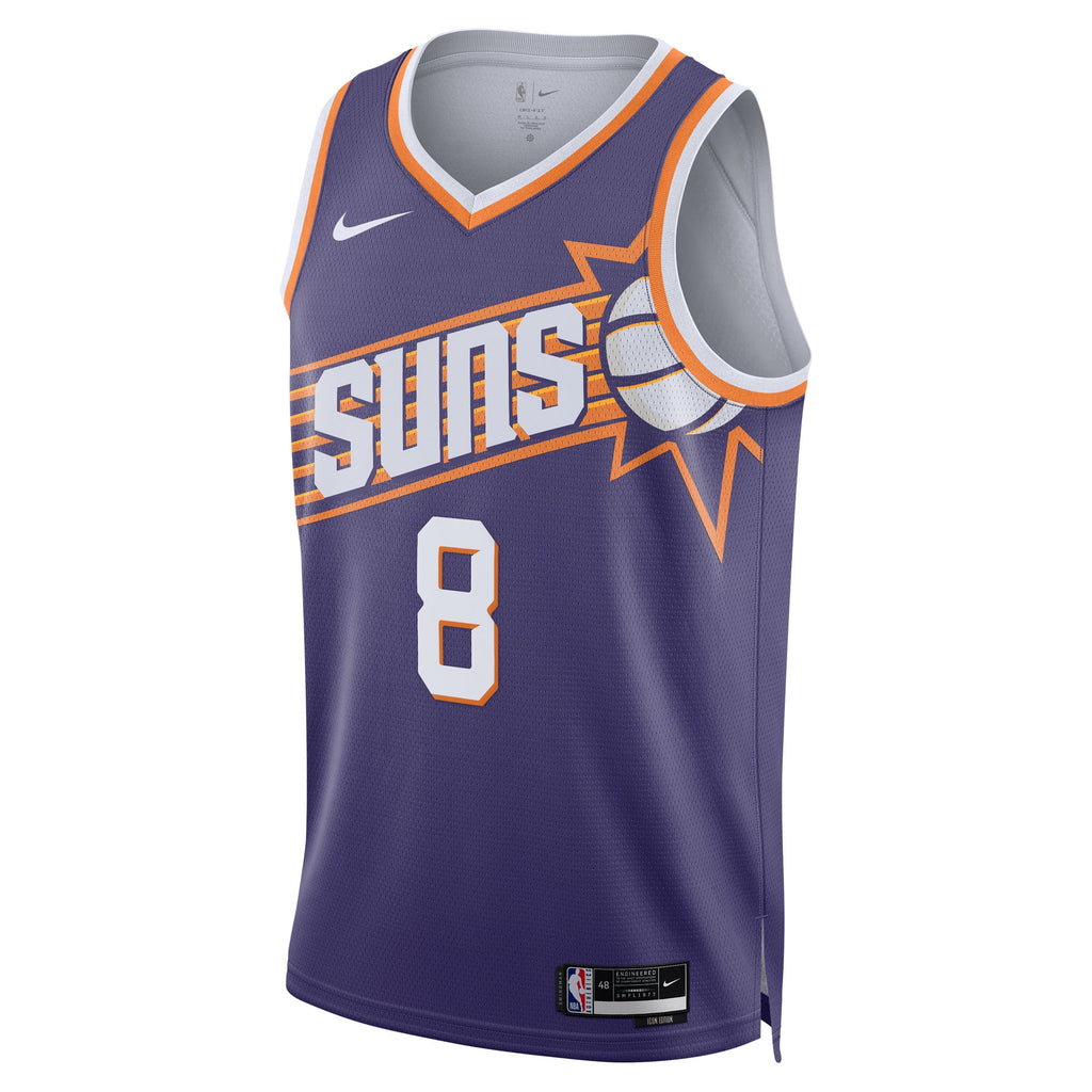 Unisex Luke Kennard Phoenix Suns Icon Edition Swingman NBA Basketball Jersey - Purple - view 3