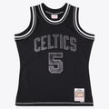 Men's Boston Celtics Kevin Garnett 2007 Contrast 2K Swingman NBA Basketball Jersey - Black - view 1
