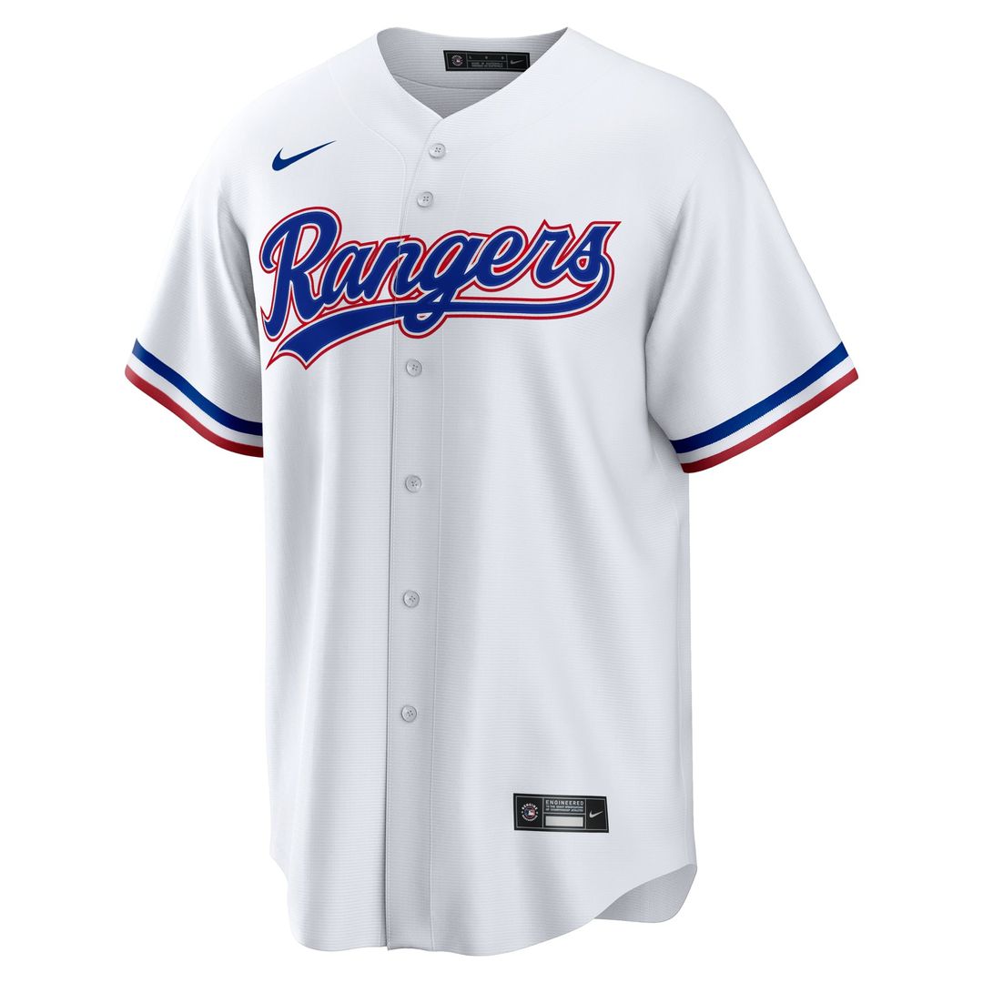Men's Texas Rangers Evan Carter White Home Replica MLB Baseball Jersey - view 2