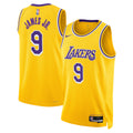 Unisex Bronny James Los Angeles Lakers Icon Swingman NBA Basketball Jersey - Gold - view 1