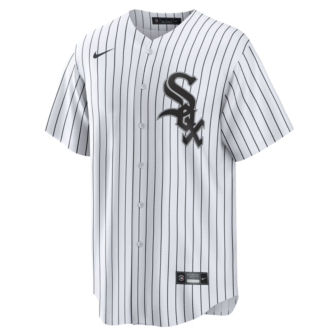 Men's Chicago White Sox White Home Blank Replica MLB Baseball Jersey - view 2