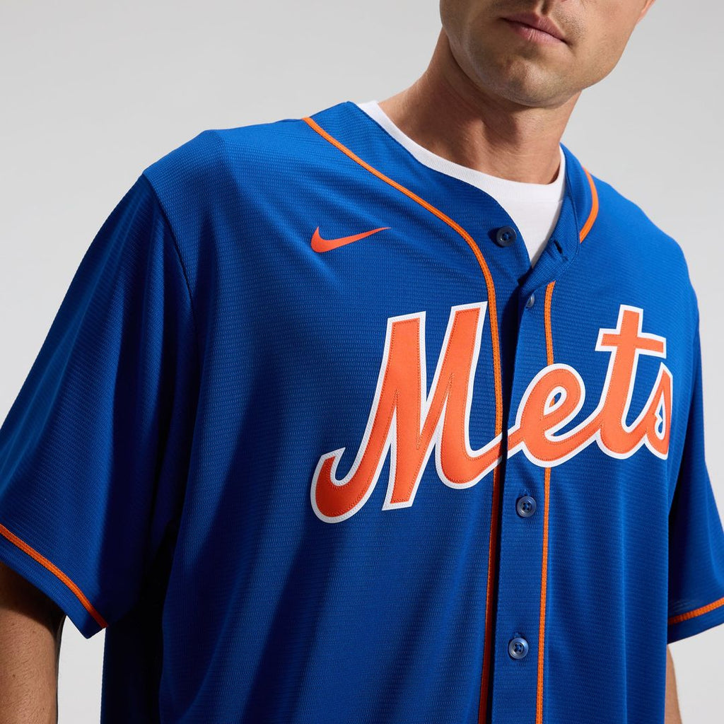 Men's New York Mets Francisco Lindor Royal Alternate Replica MLB Baseball Jersey - view 10