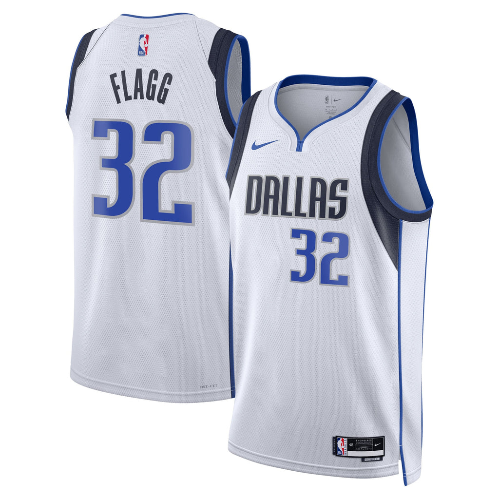 Unisex Cooper Flagg Dallas Mavericks Association Edition Swingman Jersey NBA 2025 First Round Draft Pick - White - view 1
