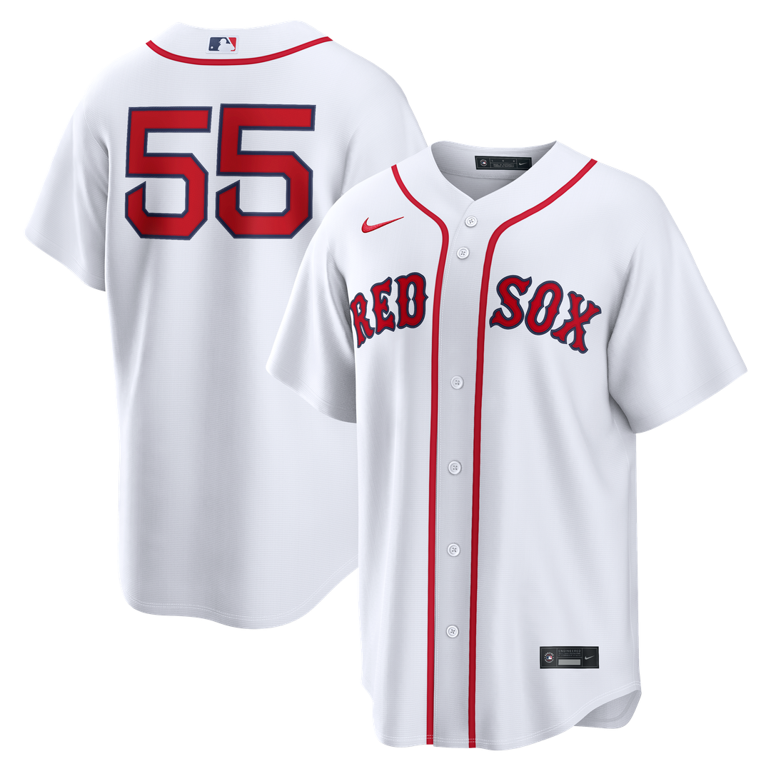 Men's Boston Red Sox Ranger Suárez White Home Replica MLB Baseball Jersey - view 1