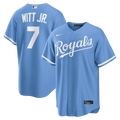 Men's Kansas City Royals Bobby Witt Jr. Light Blue Alternate Replica MLB Baseball Jersey - view 4