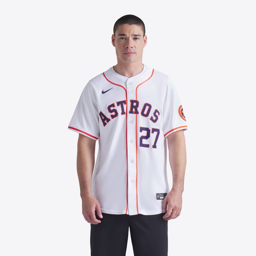 Men's Houston Astros Jose Altuve White Home Limited MLB Baseball Jersey - view 4