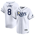 Men's Tampa Bay Rays Brandon Lowe White Home Limited MLB Baseball Jersey - view 1