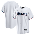 Men's Miami Marlins White Home Big & Tall Replica MLB Baseball Jersey - view 1