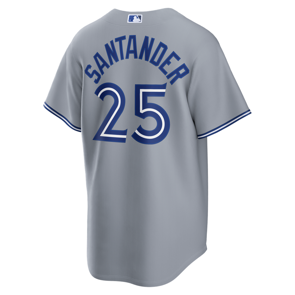 Men's Toronto Blue Jays Anthony Santander Gray Road Replica MLB Baseball Jersey - view 6