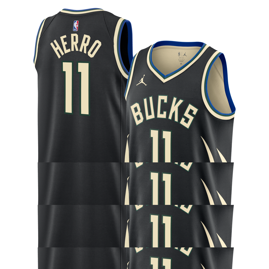 Unisex Tyler Herro Milwaukee Bucks Statement Edition Swingman NBA Basketball Jersey - Hunter Green - view 1