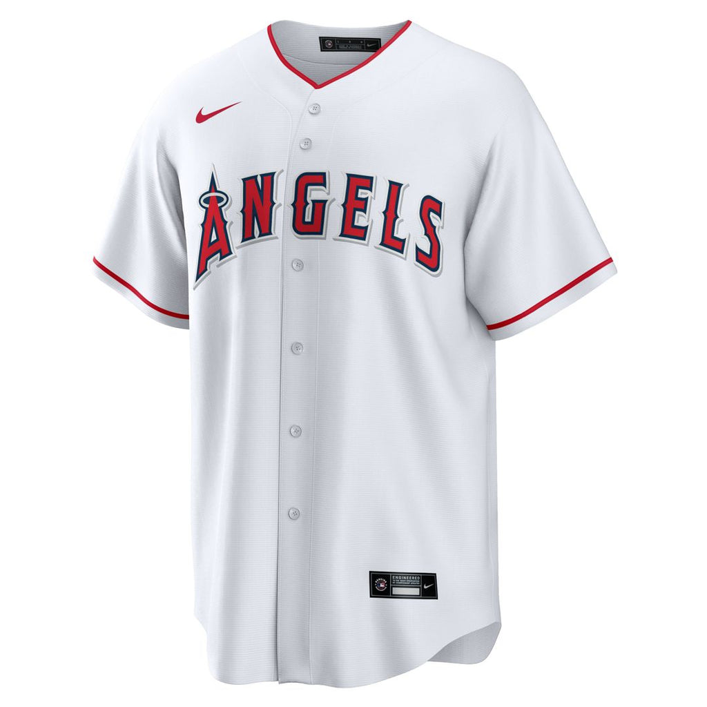 Men's Los Angeles Angels Vladimir Guerrero White Home Retired Player Replica MLB Baseball Jersey - view 2