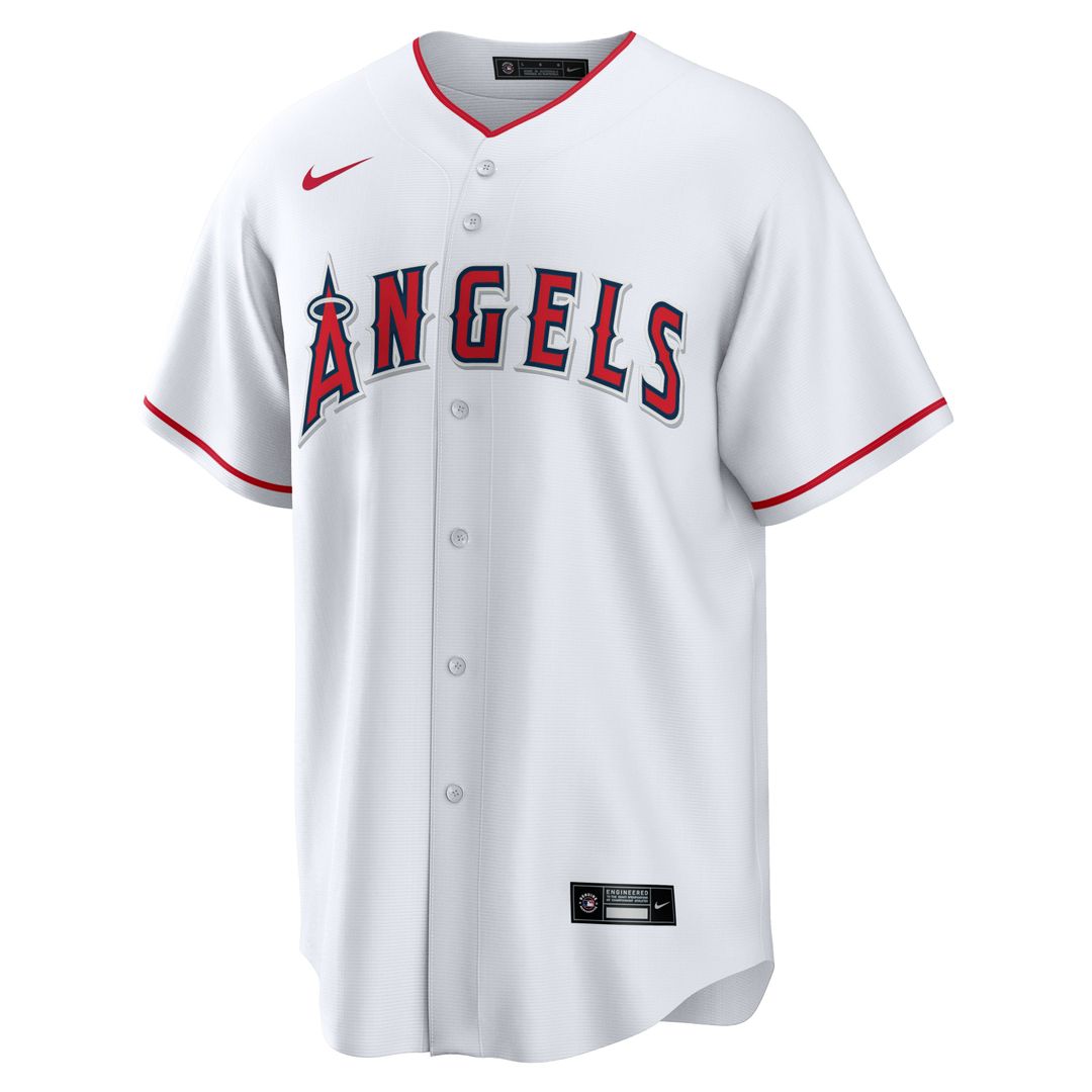 Men's Los Angeles Angels Vladimir Guerrero White Home Retired Player Replica MLB Baseball Jersey - view 2