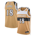 Unisex Kyshawn George Washington Wizards 2025/26 City Edition Swingman NBA Basketball Jersey - Tan - view 1