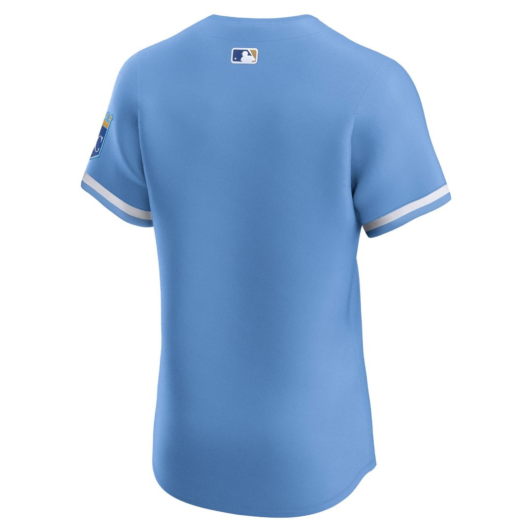 Men's Kansas City Royals Light Blue Alternate Elite MLB Baseball Jersey - view 3