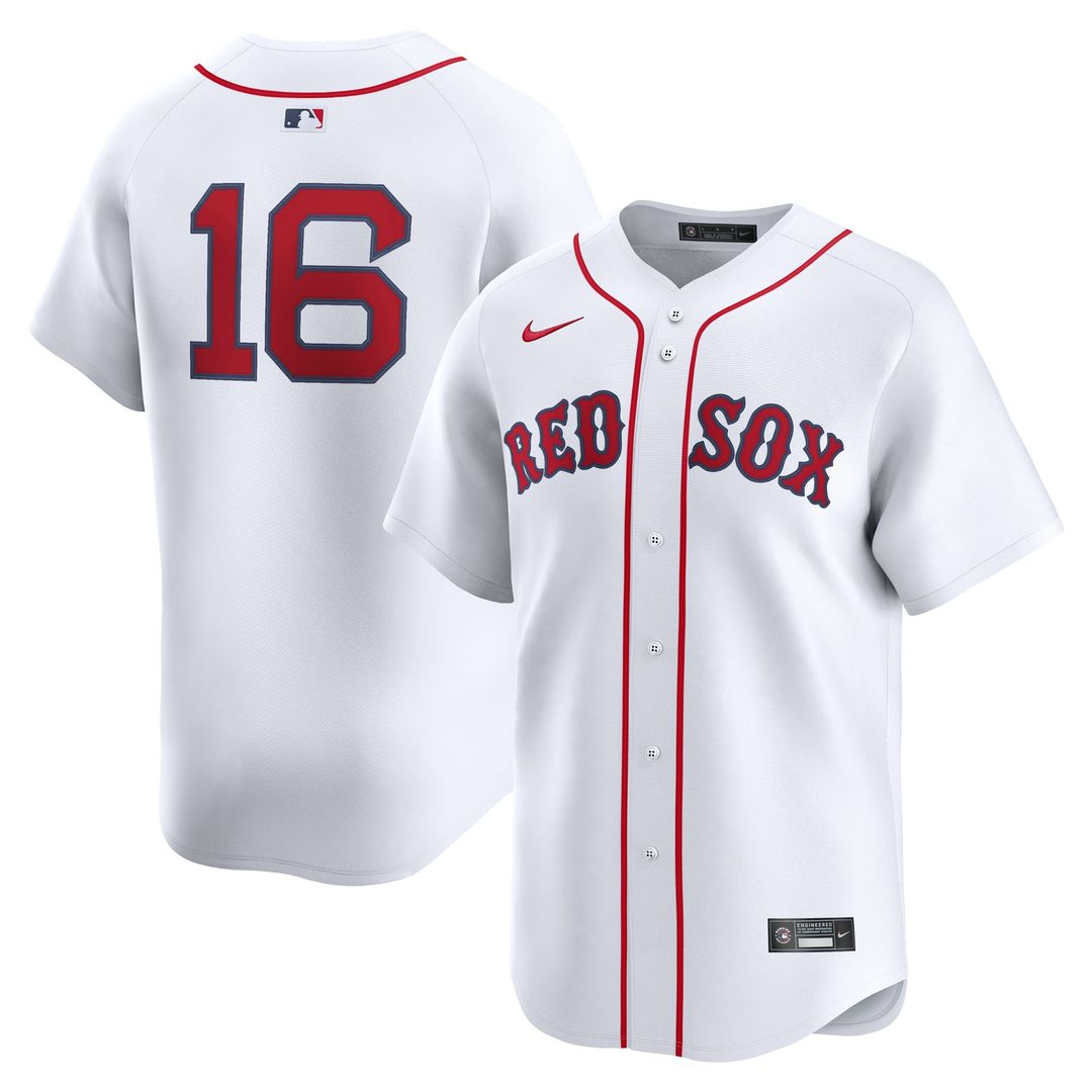 Men's Boston Red Sox Jarren Duran White Home Limited MLB Baseball Jersey - view 1