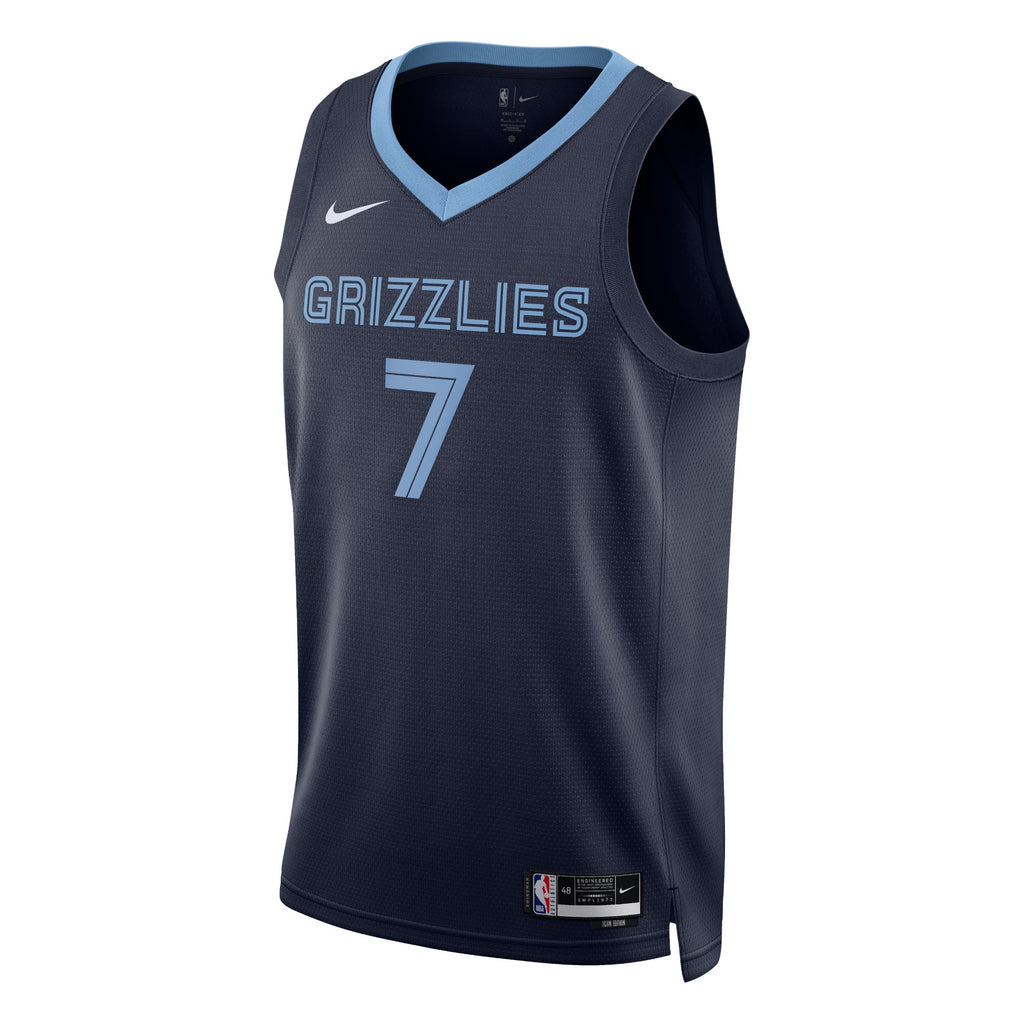 Unisex Santi Aldama Memphis Grizzlies Icon Edition Swingman NBA Basketball Jersey - Navy - view 2