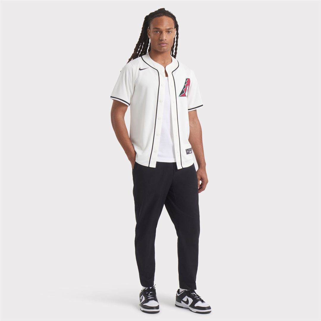 Men's Arizona Diamondbacks White Home Limited MLB Baseball Jersey - view 8
