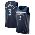 Unisex Jaden McDaniels Minnesota Timberwolves Icon Edition Swingman NBA Basketball Jersey - Navy - view 1