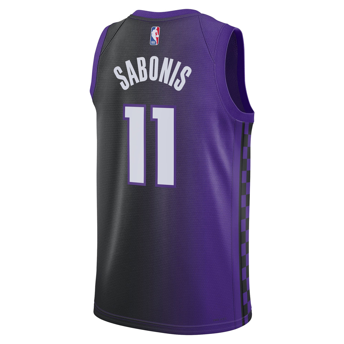 Unisex Domantas Sabonis Sacramento Kings Statement Edition Swingman NBA Basketball Jersey - Purple - view 4