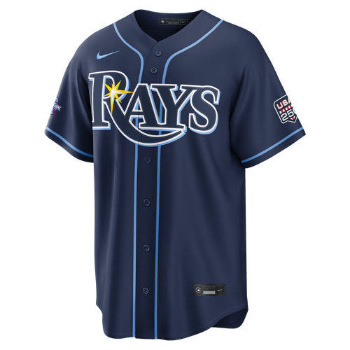 Men's 2026 All-Star Game Men's Tampa Bay Rays Junior Caminero Navy Replica MLB Baseball Jersey - view 2