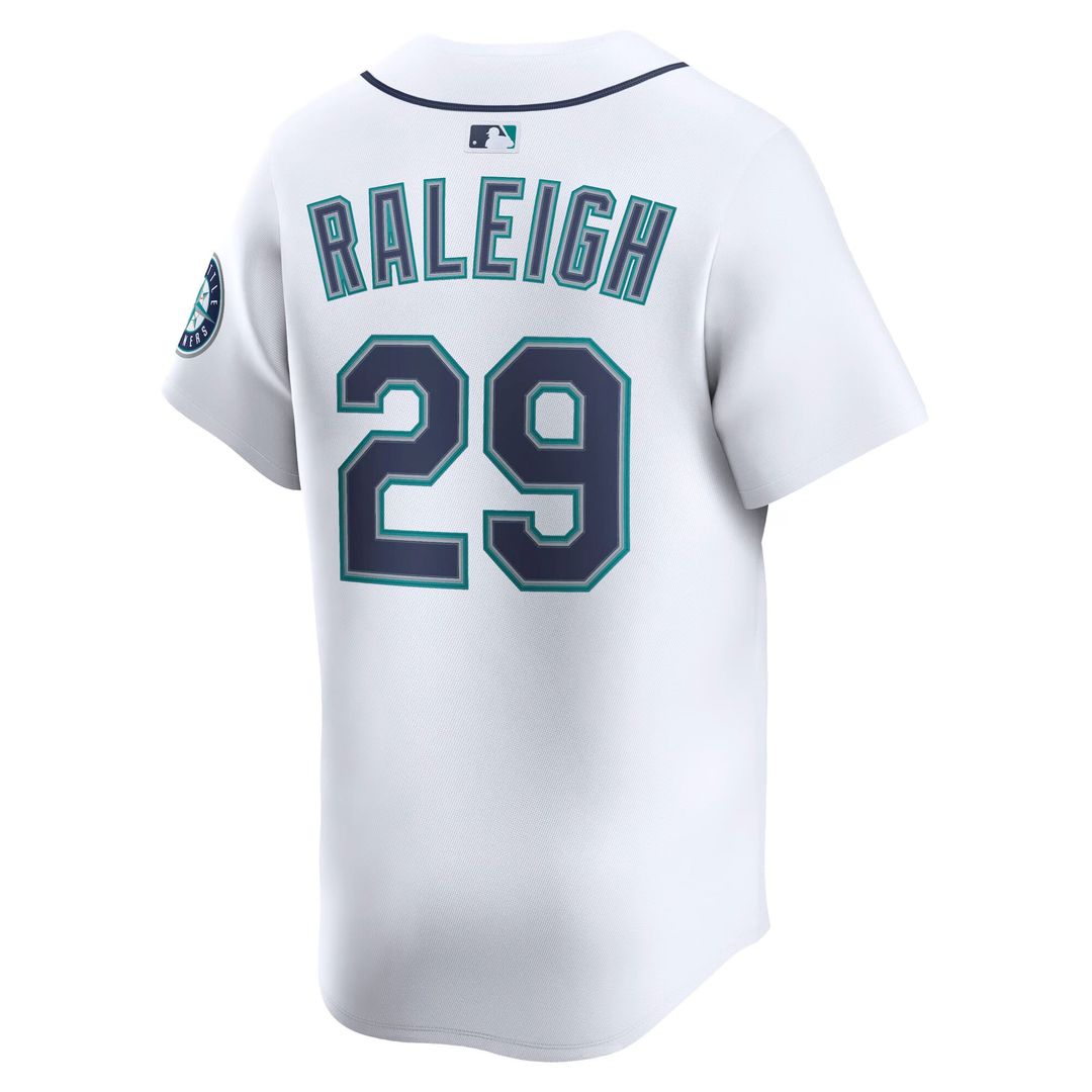 Men's Seattle Mariners Cal Raleigh Teal Alternate Limited MLB Baseball Jersey - view 36