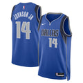 Unisex Morez Johnson Jr. Dallas Mavericks Icon Swingman NBA Basketball Jersey - Blue - view 1
