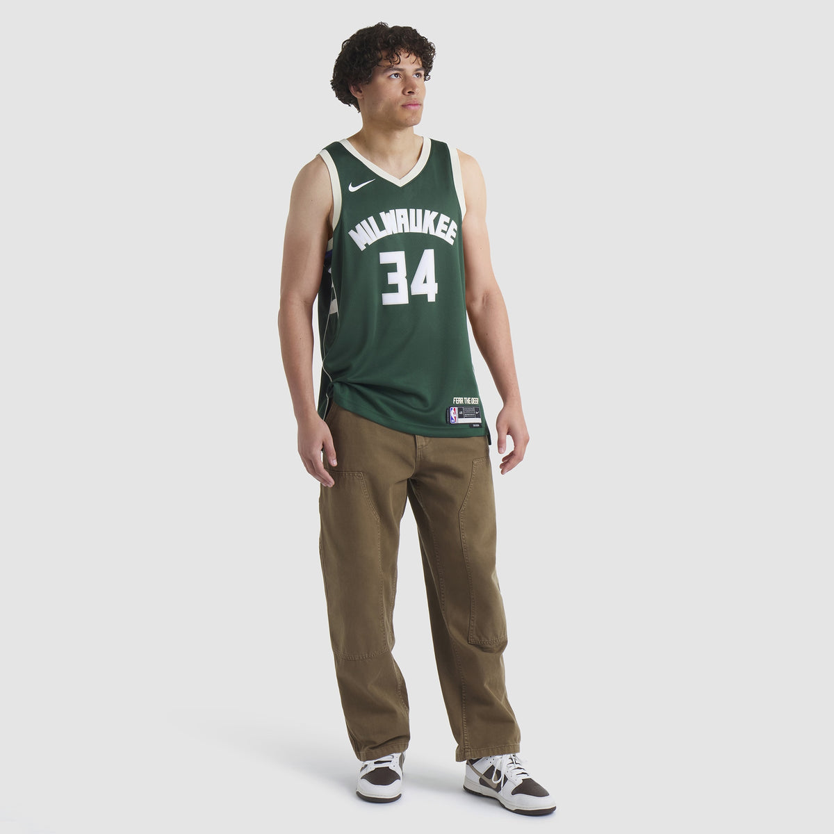 Men's Milwaukee Bucks Giannis Antetokounmpo Swingman NBA Basketball Jersey - view 7