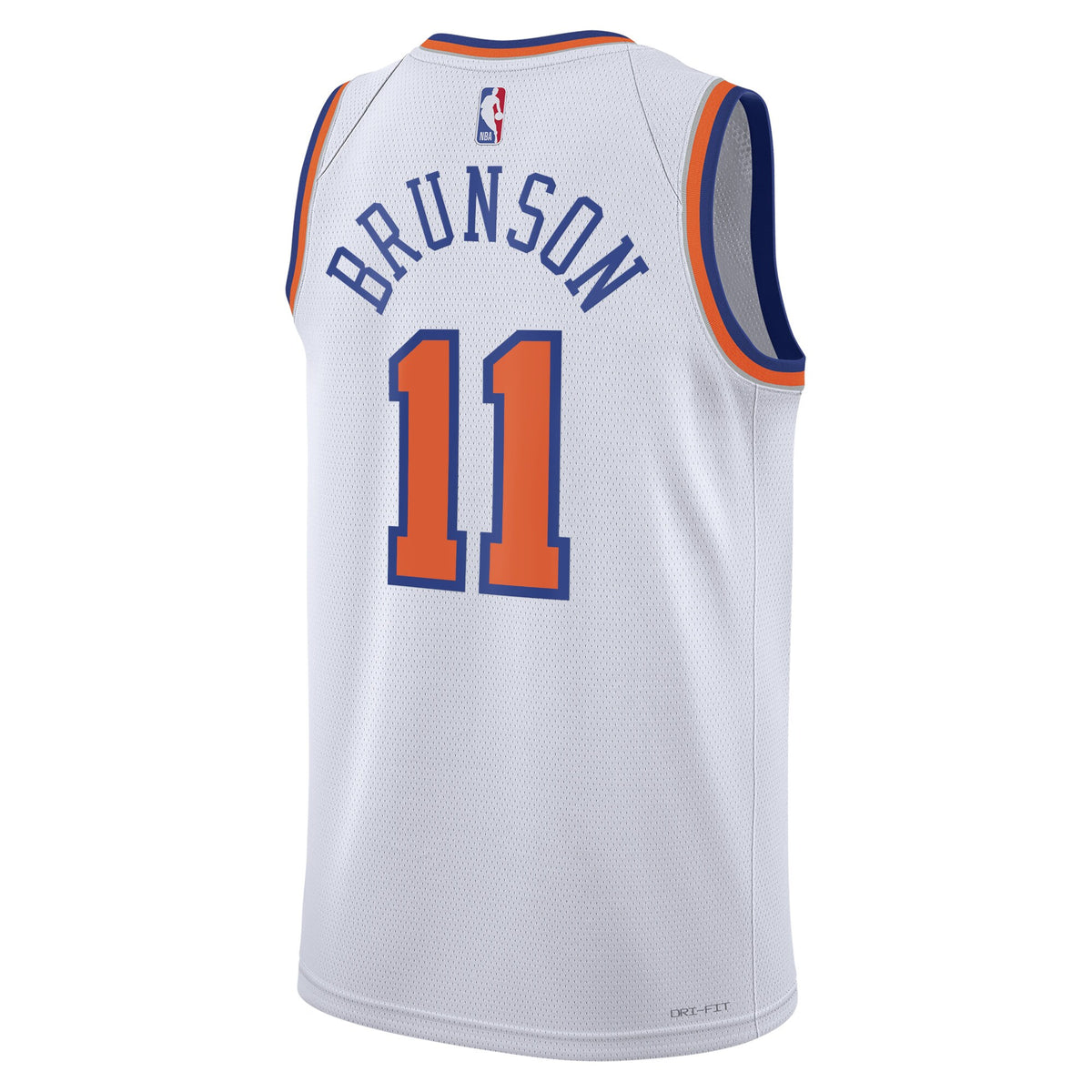 Unisex Jalen Brunson New York Knicks Association Edition Swingman NBA Basketball Jersey - White - view 3