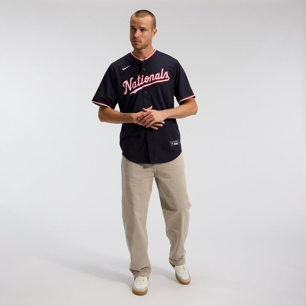 Men's Washington Nationals Dylan Crews Navy Alternate Replica MLB Baseball Jersey - view 5