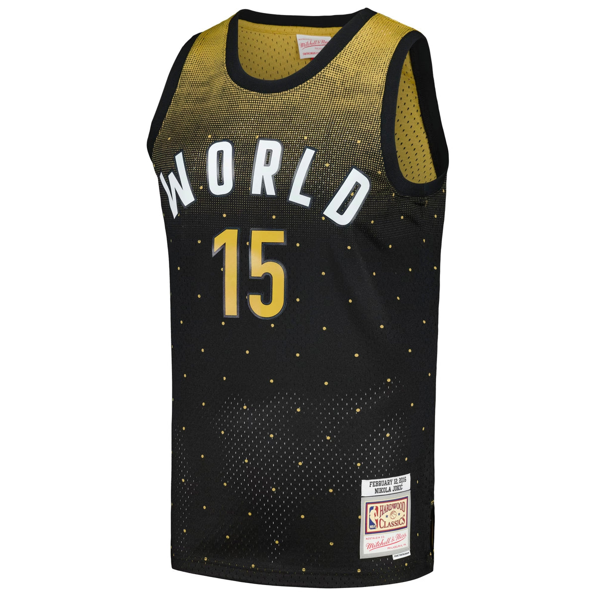 Men's Nikola Jokic Black 2016 NBA Rising Stars Challenge Hardwood Classics Swingman Jersey - view 3