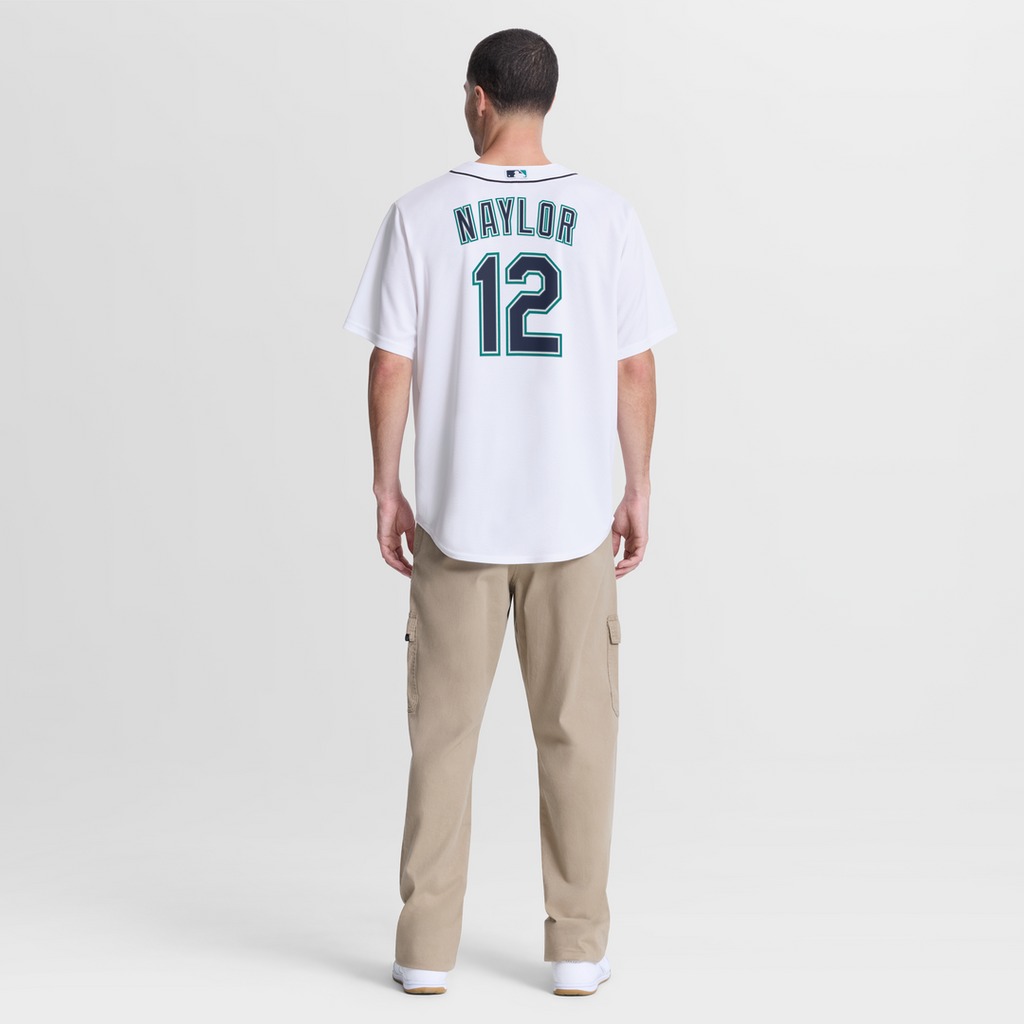 Men's Seattle Mariners Josh Naylor White Home Replica MLB Baseball Jersey - view 5