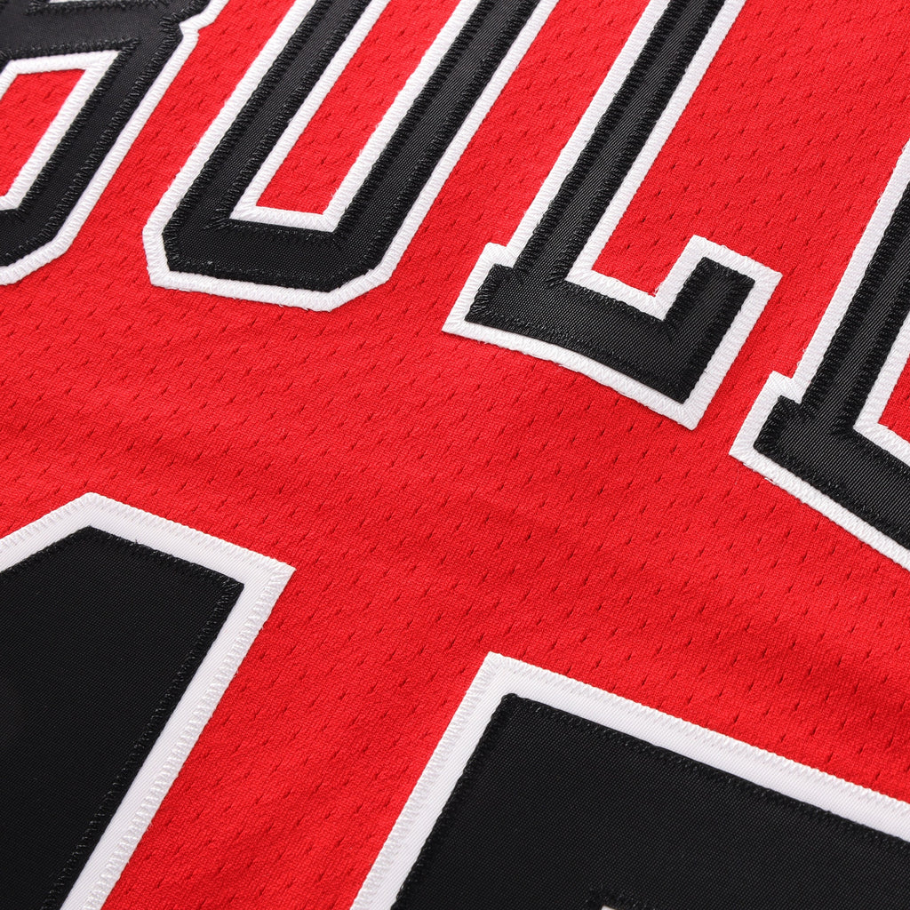 Men's Chicago Bulls Michael Jordan 1994-95 Road 45 NBA Basketball Jersey - Red - view 5
