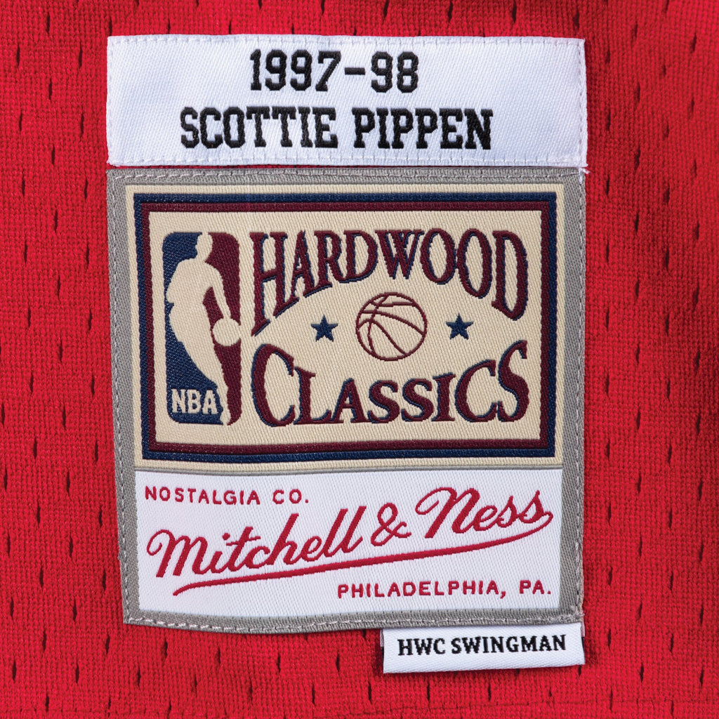Men's Chicago Bulls Swingman NBA Basketball Jersey Road Scottie Pippen 97 - view 4
