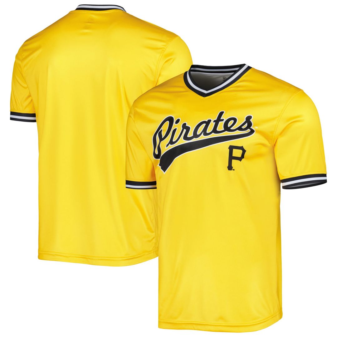 Men's Pittsburgh Pirates Gold Cooperstown Collection MLB Baseball Jersey - view 1