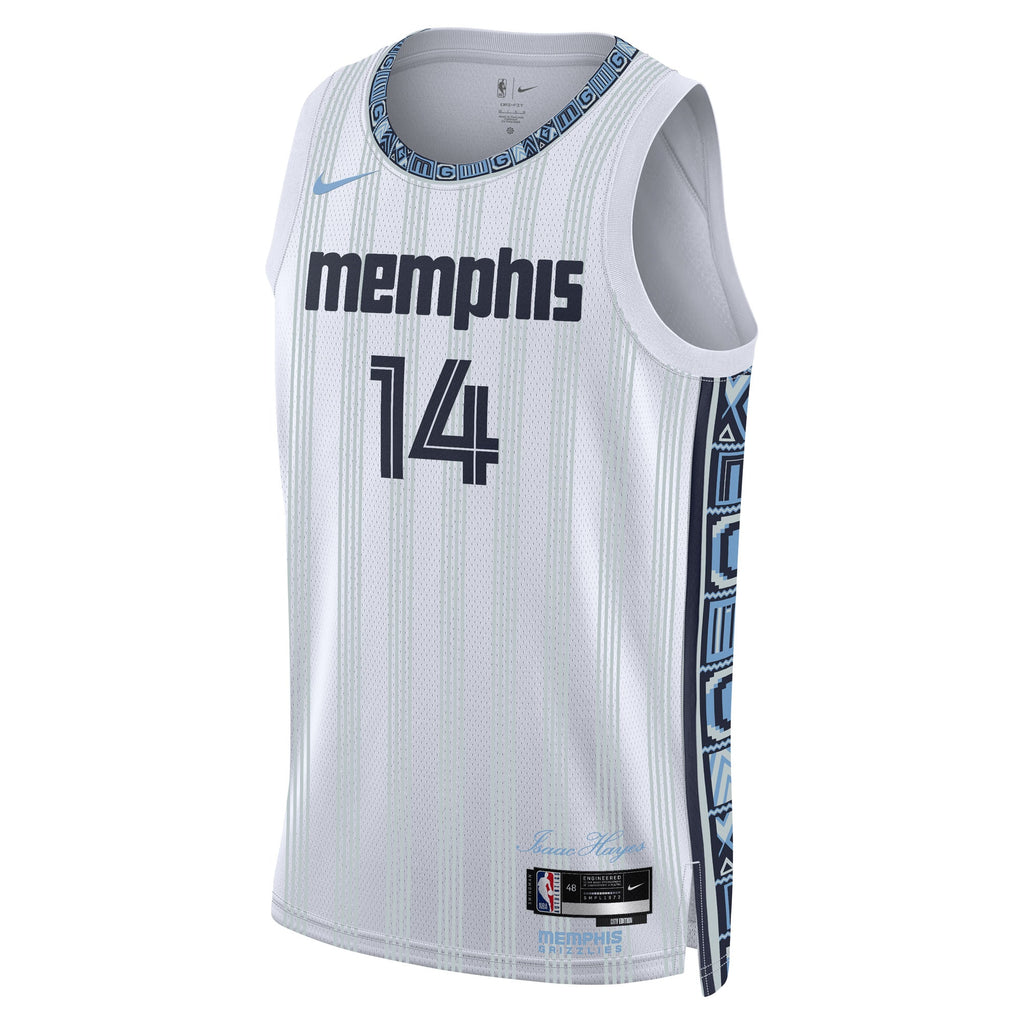 Unisex Zach Edey Memphis Grizzlies 2025/26 City Edition Swingman NBA Basketball Jersey - Gray - view 3