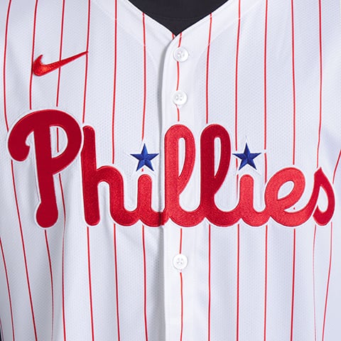 Men's Philadelphia Phillies Bryce Harper White Home Elite MLB Baseball Jersey - view 10